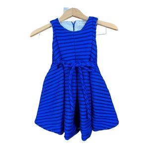 Helena girls sleeveless elegant Royal blue party dress Size 5
